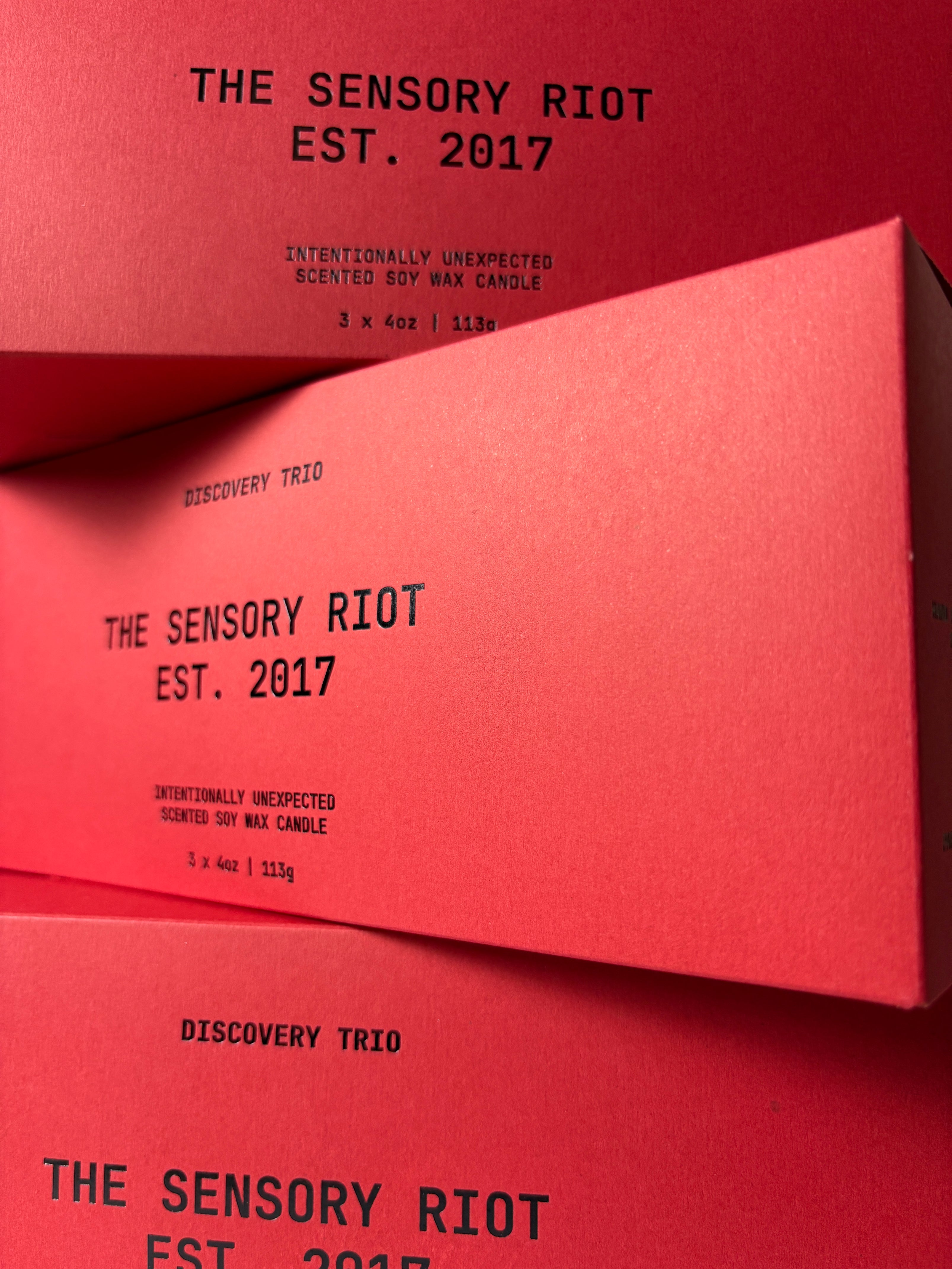 THE SENSORY RIOT - Intentionally Unexpected Candles